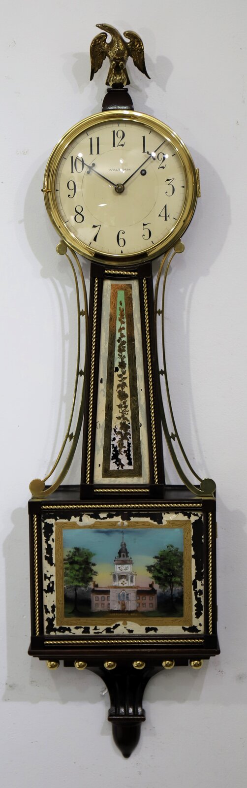 Waltham Watch Co. “No. 1500” banjo, ca. 1930. — Antique Clocks Price Guide