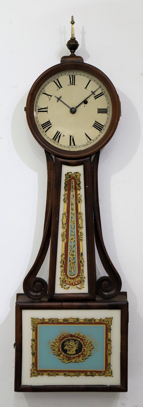 New England banjo, ca. 1840. — Antique Clocks Price Guide