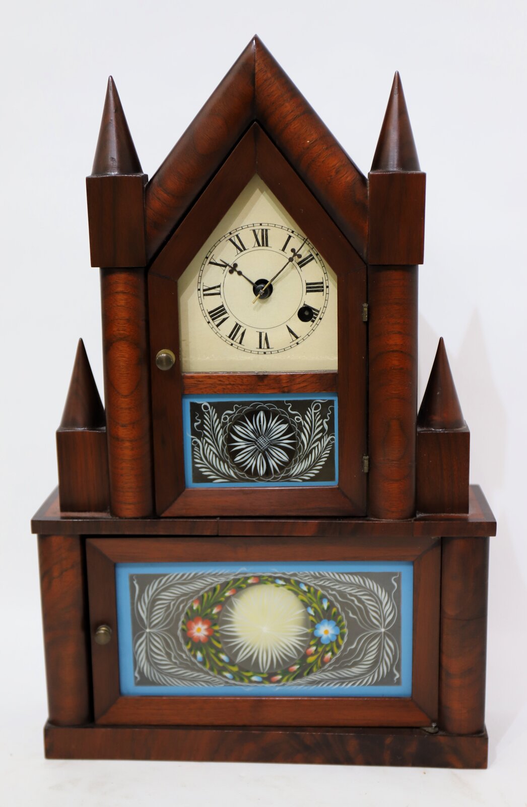 Miniature double-steeple, ca. 1980? — Antique Clocks Price Guide