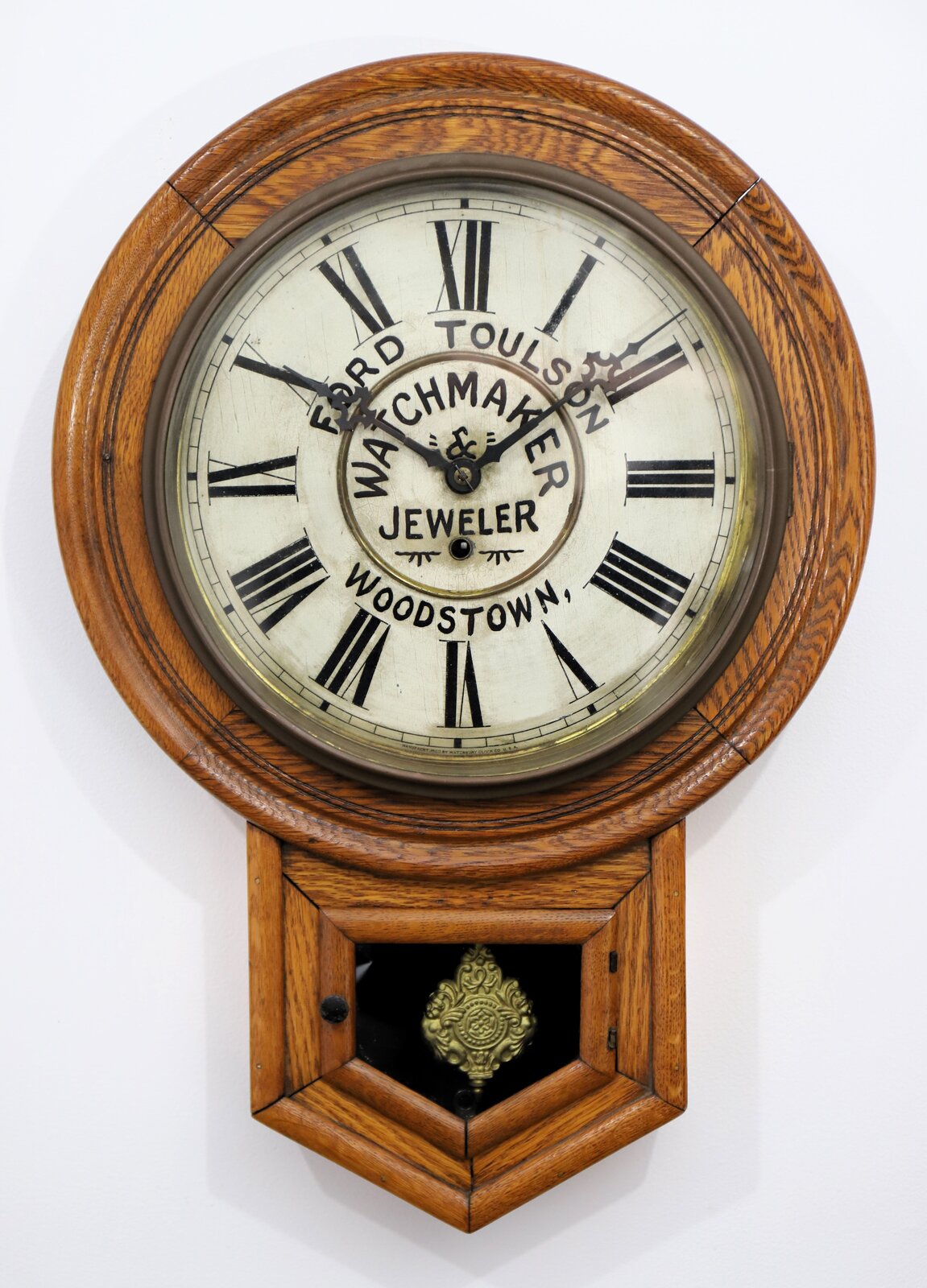 Waterbury Clock Co. “Round Head Drop” advertiser, ca. 1912. — Antique Clocks Price Guide