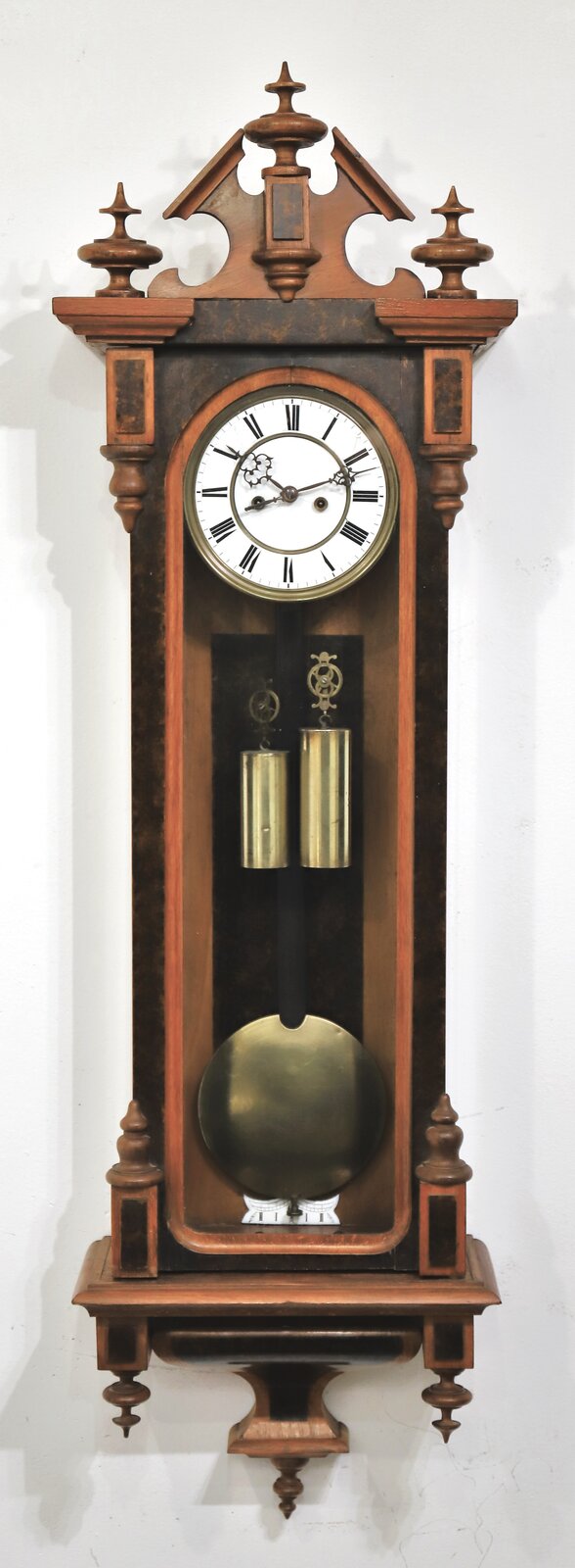 Unsigned two-weight Vienna, ca. 1880. — Antique Clocks Price Guide