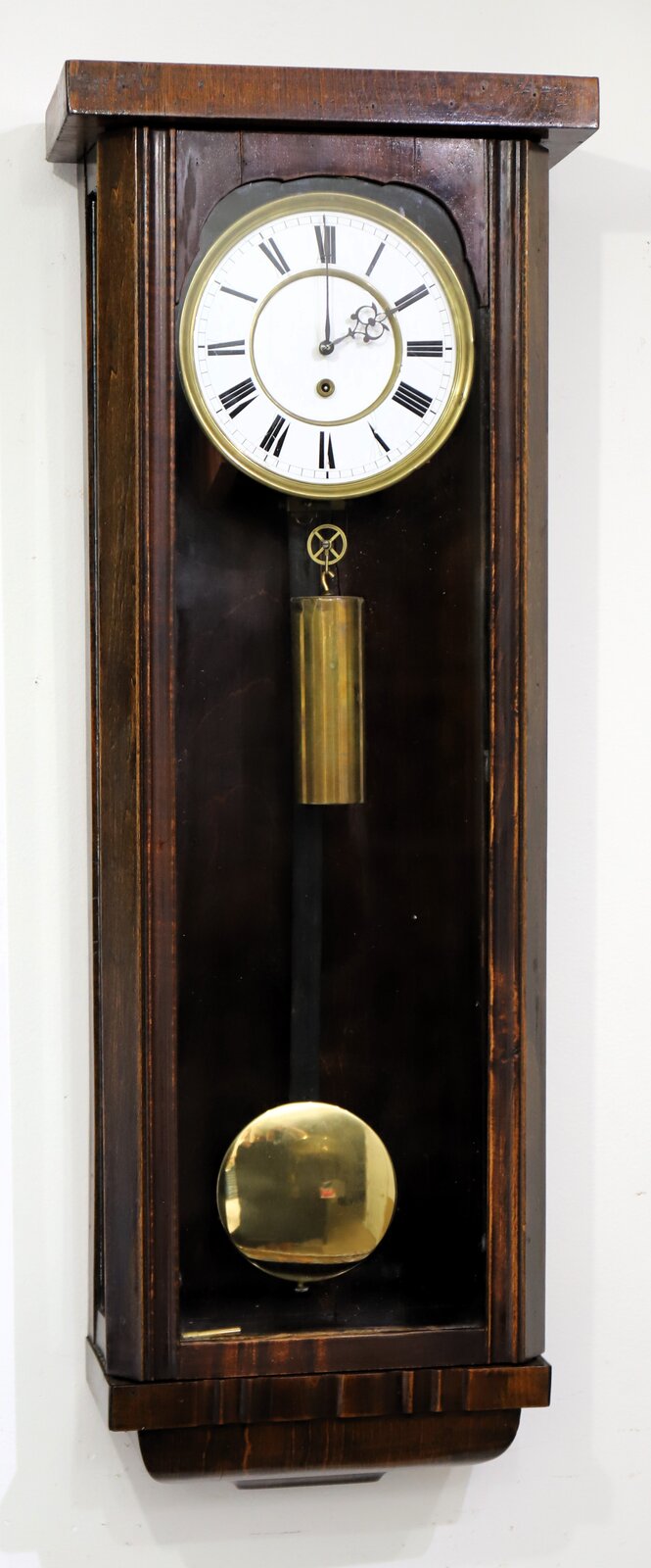 German/Austrian wall clock, ca. 1900. — Antique Clocks Price Guide