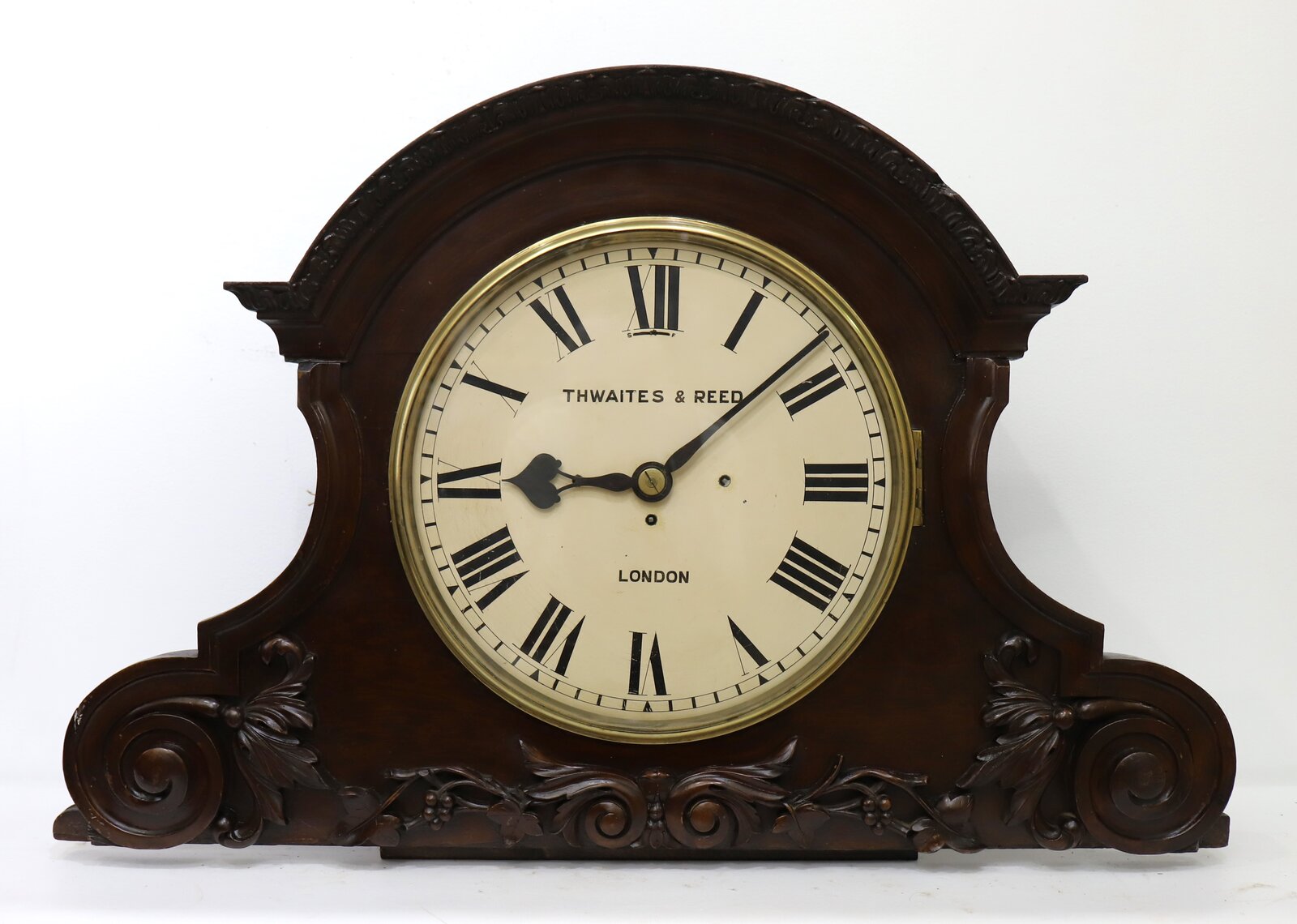 Thwaites & Reed 8-bell monumental mantel clock, ca. 1890. — Antique Clocks Price Guide