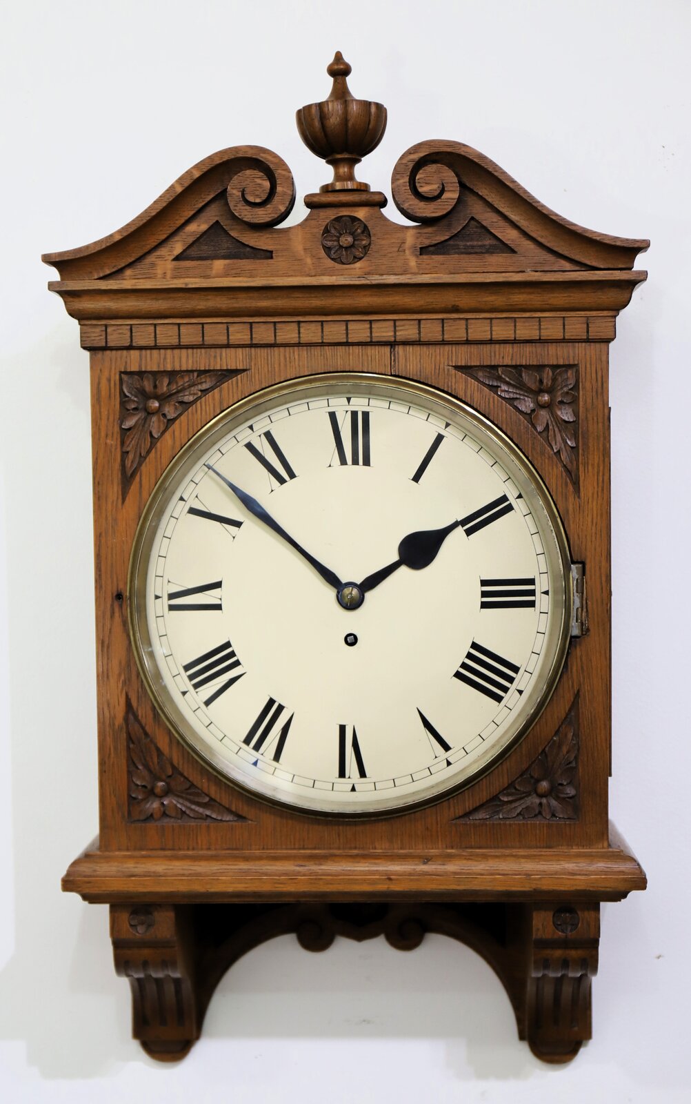 English fusee lever-spring wall clock, ca. 1920? — Antique Clocks Price Guide