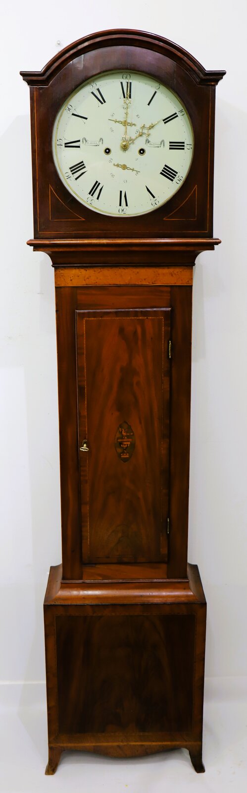 Scottish tall case by G. Hill, Balfron, Scotland, ca. 1880. — Antique Clocks Price Guide