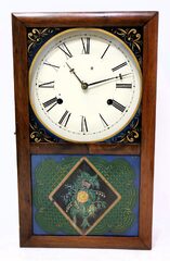 Smith & Goodrich fusee box clock, 1847-1852.