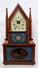 M.W. Atkins double-steeple candlestick fusee, 1846-1850.
