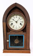 E.N. Welch miniature ripple-front beehive,ca. 1860.