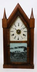 Smith & Goodrich 30-hour triple fusee alarm steeple, 1847-1852.