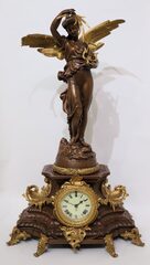 Ansonia Clock Co. “Undine & Gloria”, ca. 1899.