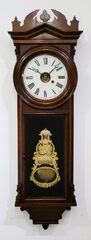 William E. Hadlock wall time piece, ca. 1880.