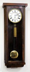 German/Austrian wall clock, ca. 1900.