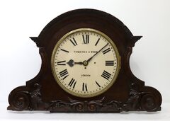 Thwaites & Reed 8-bell monumental mantel clock, ca. 1890.