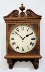 English fusee lever-spring wall clock, ca. 1920?
