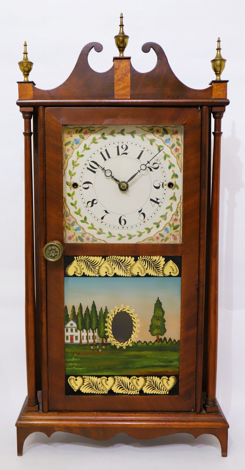 Ethel North miniature pillar & scroll, 1824-1831. — Antique Clocks Price Guide