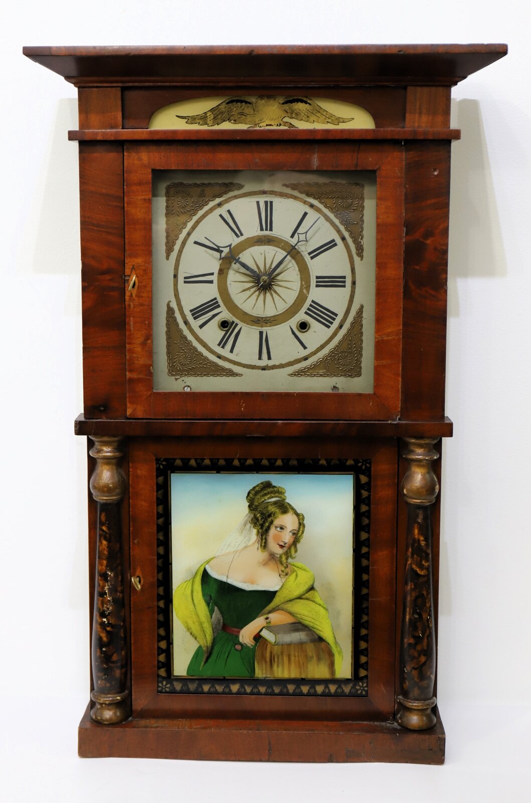 Marshall & Adams wooden works Empire, 1834-1836. — Antique Clocks Price Guide