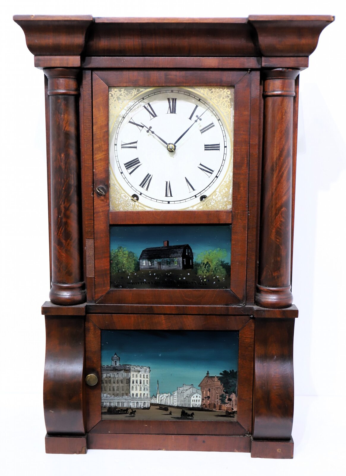 E.O. Goodwin miniature empire shelf clock, 1851-1855. — Antique Clocks Price Guide