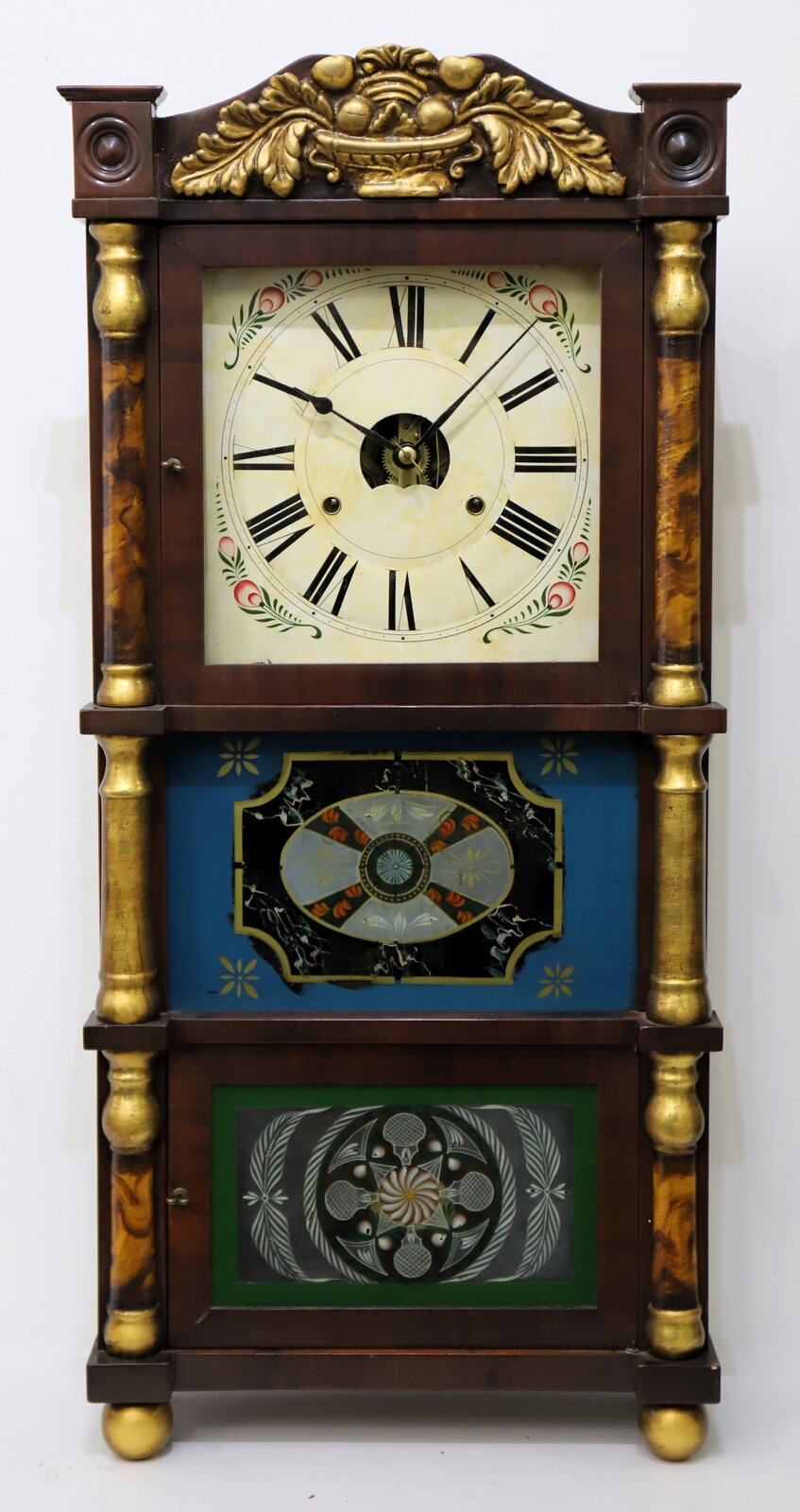 Birge, Peck & Co. “Extra Eight Day Brass Clock”, 1849-1859. — Antique Clocks Price Guide