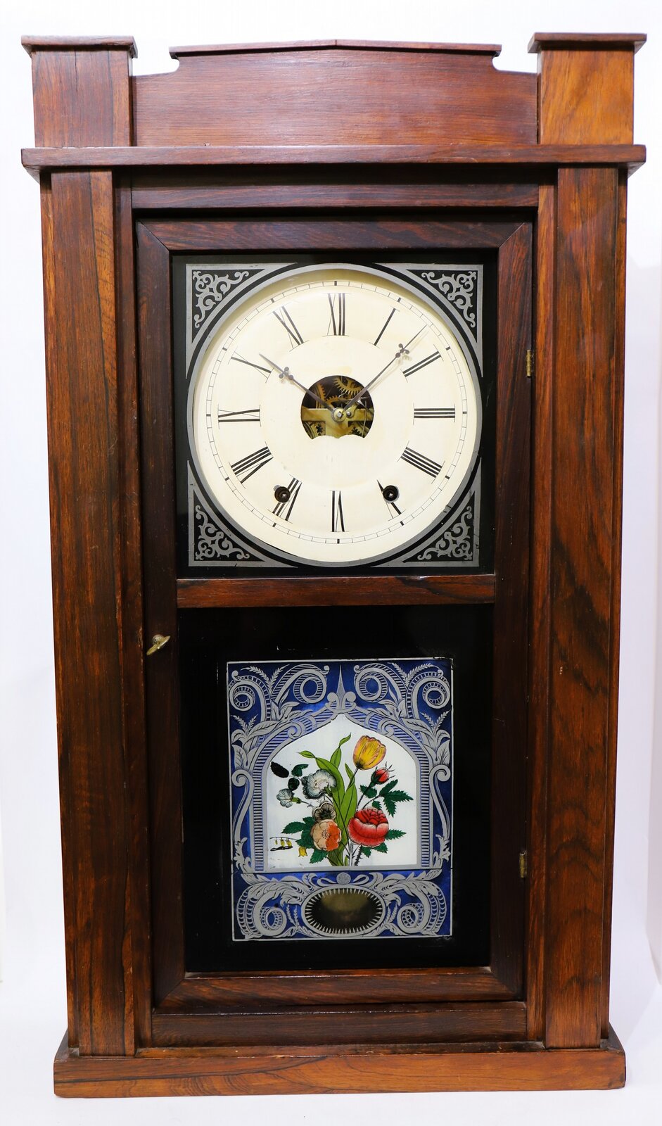 Wm L Gilbert & Co. Jerome Patent shelf clock, 1851–1866. — Antique Clocks Price Guide