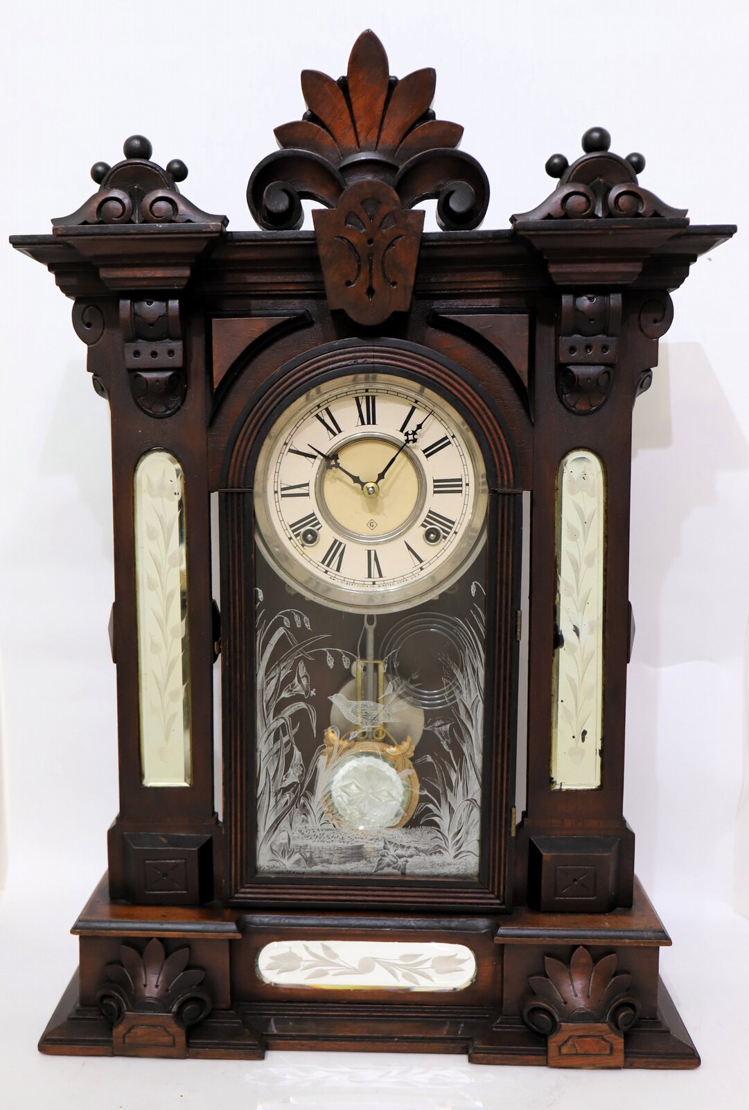 Wm. L Gilbert Clock Co. “Amphion”, ca. 1885. — Antique Clocks Price Guide