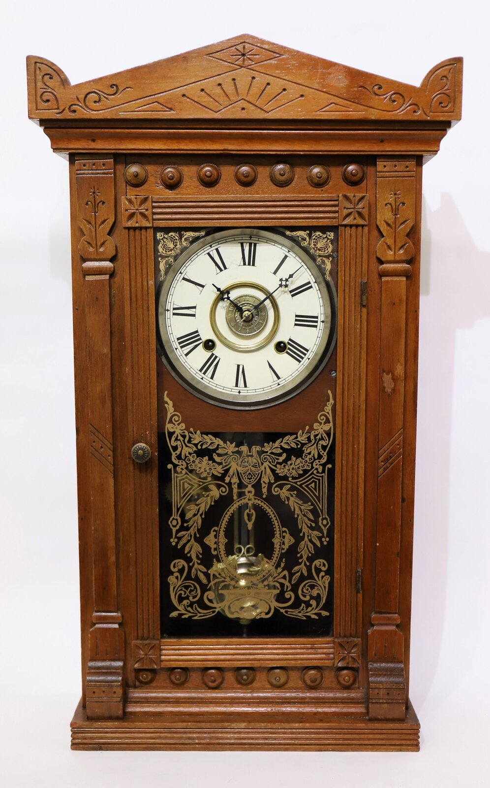 New Haven Clock Co. “Indus”, ca. 1881. — Antique Clocks Price Guide