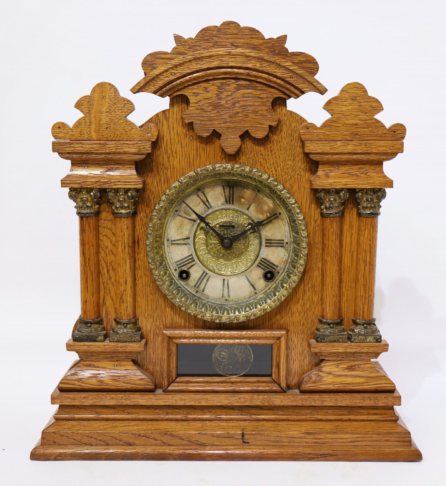 Ingraham Clock Co. “Cabinet No. 7”, ca. 1896. — Antique Clocks Price Guide