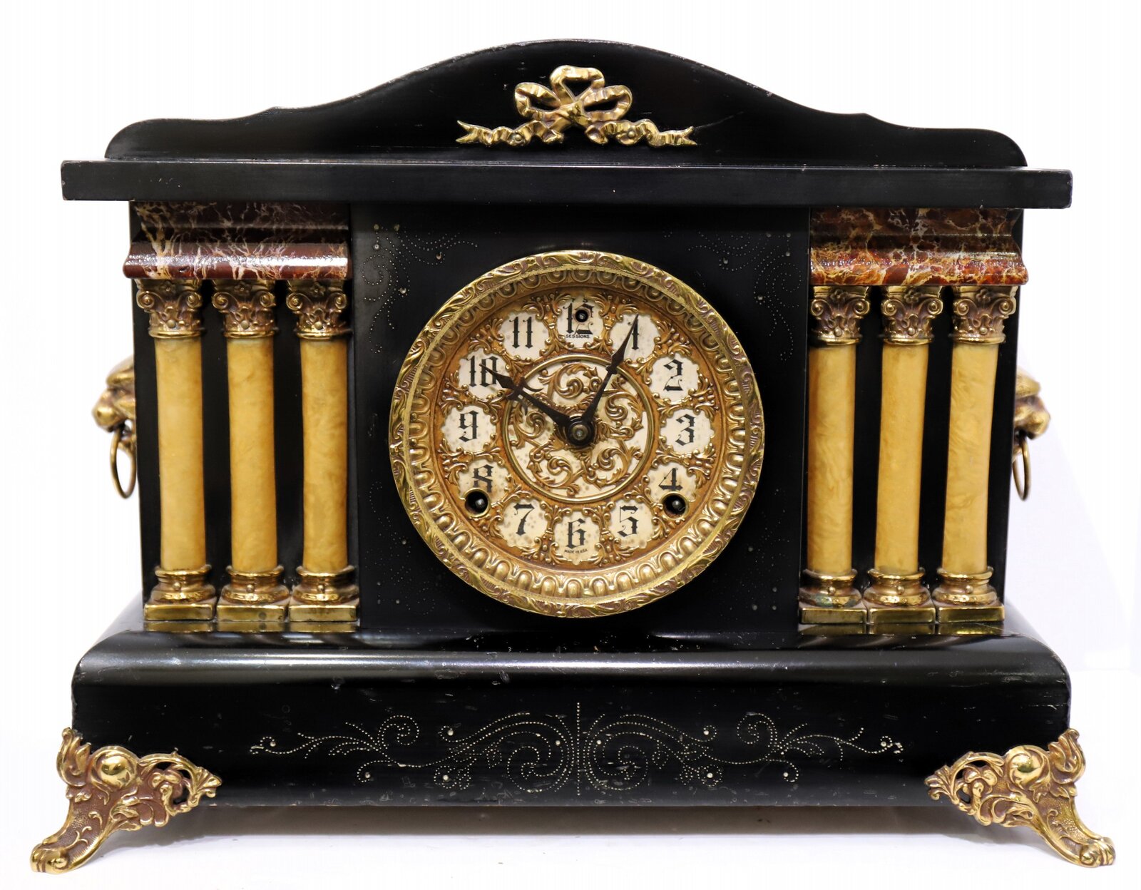 Sessions Clock Co. “No. 288” enameled wood mantel clock, ca. 1923. — Antique Clocks Price Guide