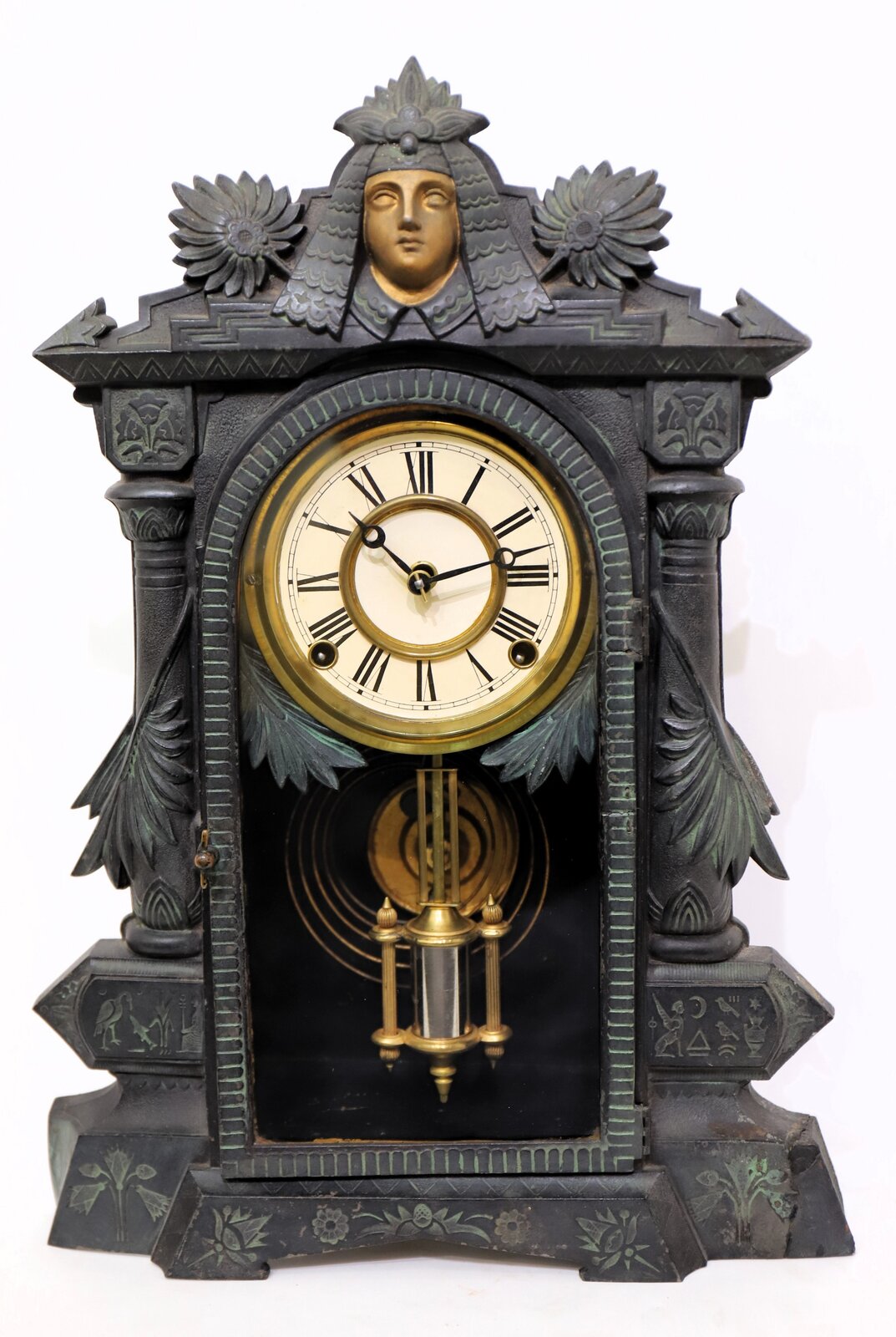 Waterbury Clock Co. “Lotus V.P.”, ca. 1878. — Antique Clocks Price Guide