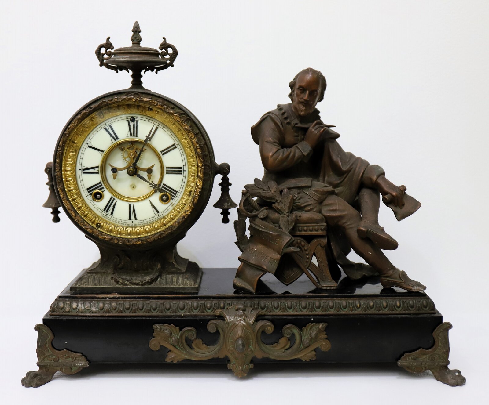 Ansonia Clock Co. “Shakespeare”, ca. 1894. — Antique Clocks Price Guide
