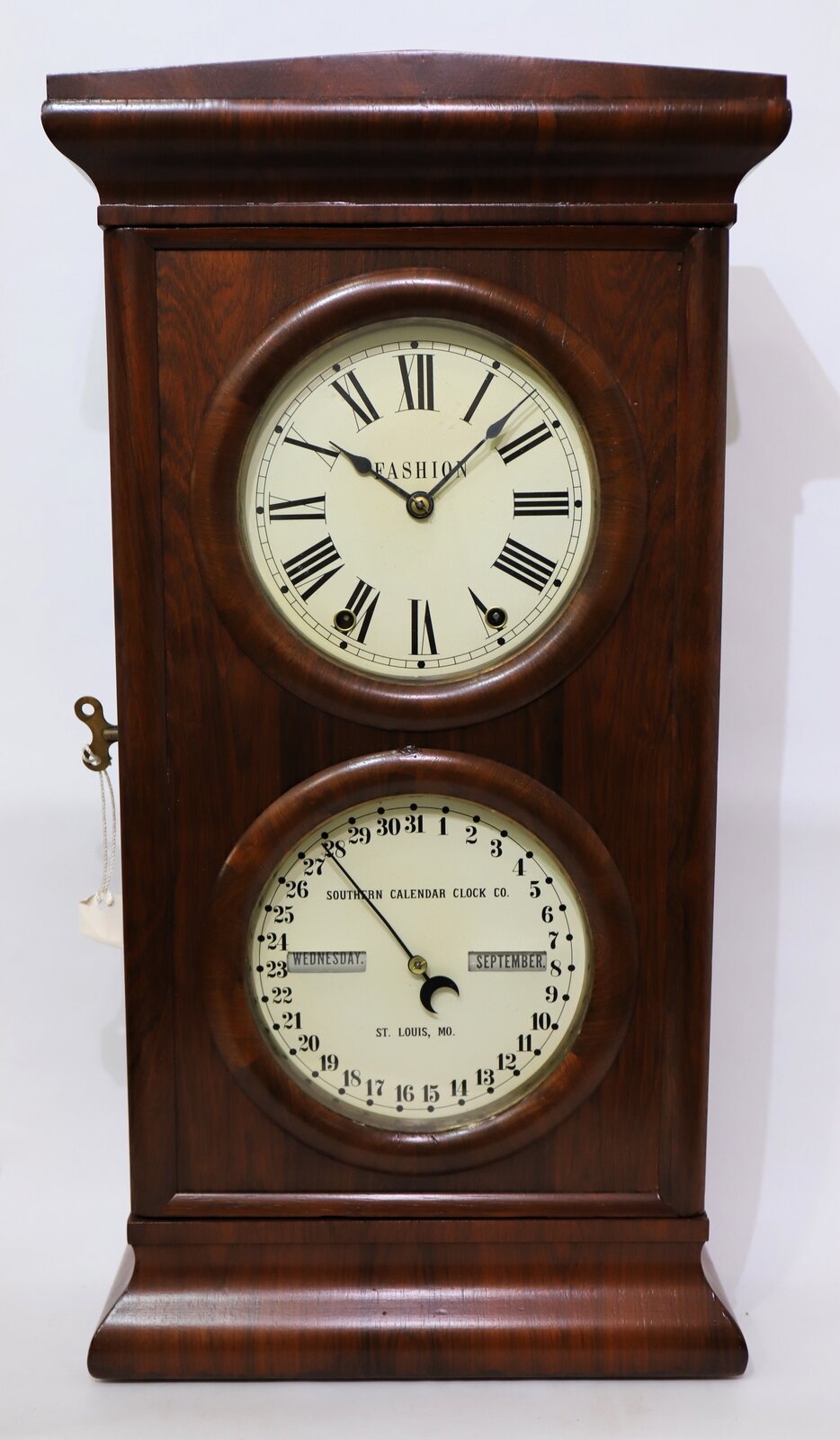 Southern Calendar Clock Co. “Fashion No. 1”, 1875. — Antique Clocks Price Guide