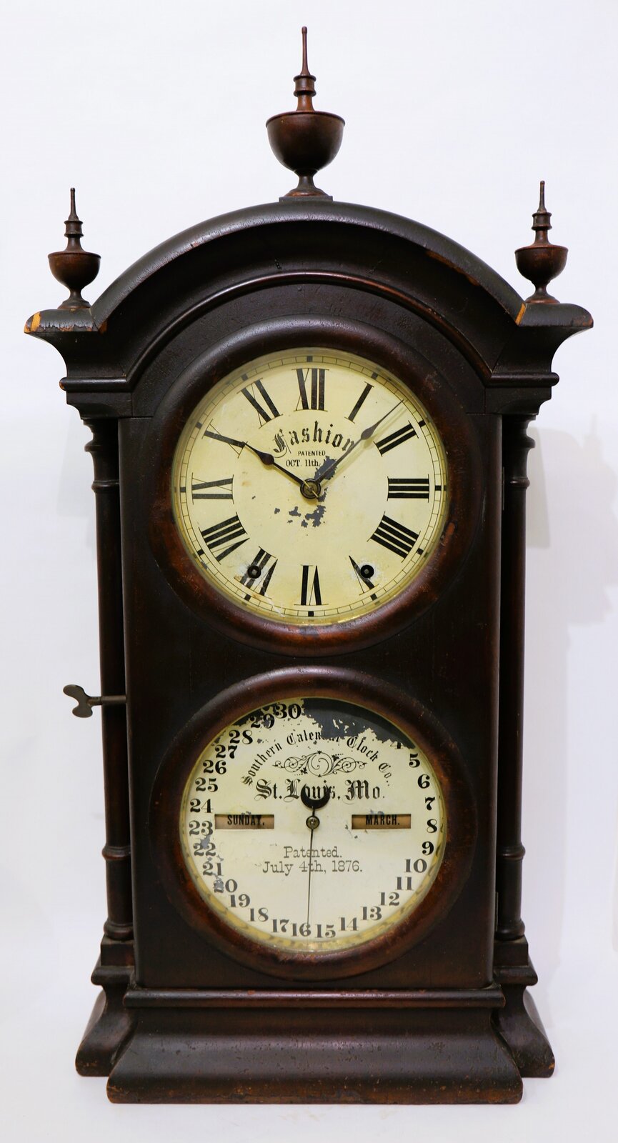Southern Calendar Clock Co. “Fashion No. 2”, 1877. — Antique Clocks Price Guide