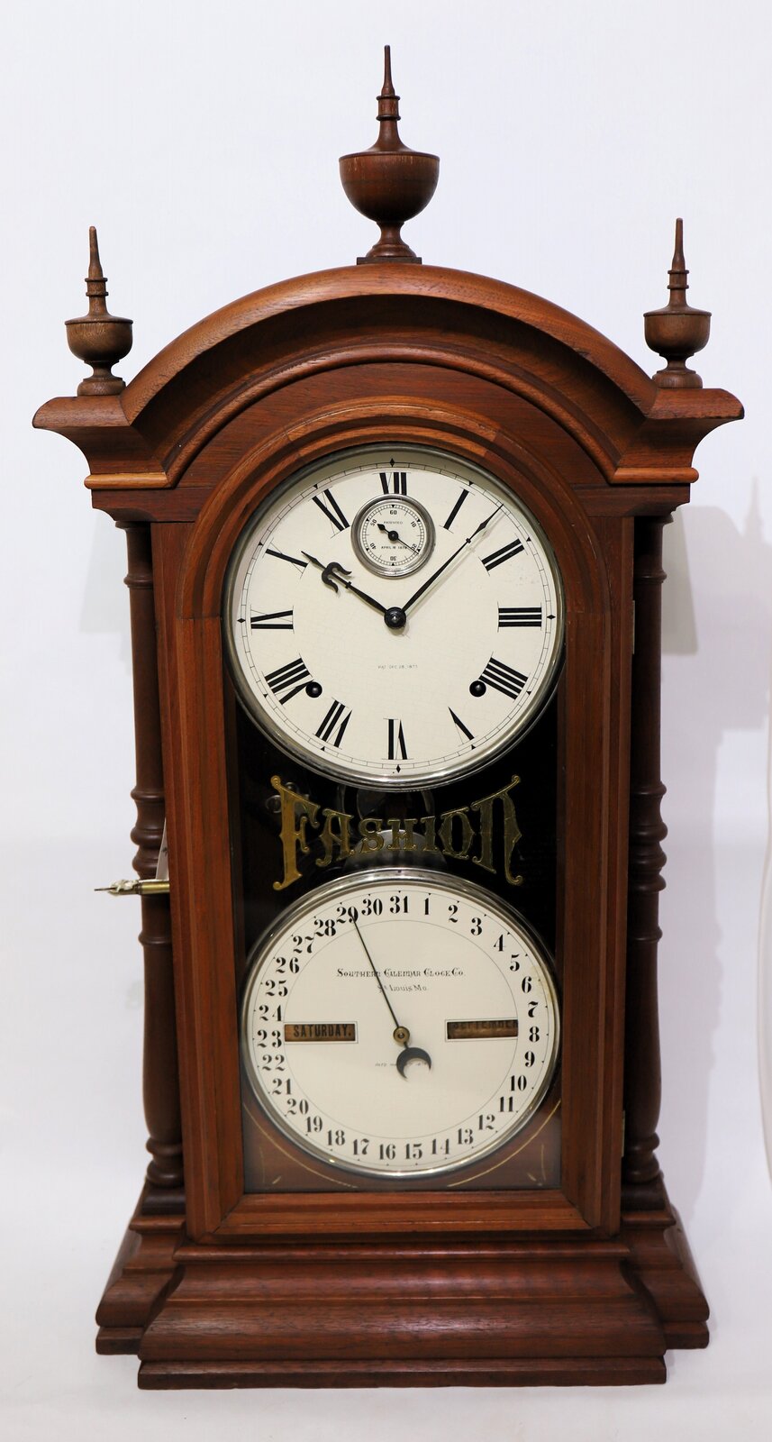 Southern Calendar Clock Co. “Fashion No. 5”, ca. 1885. — Antique Clocks Price Guide