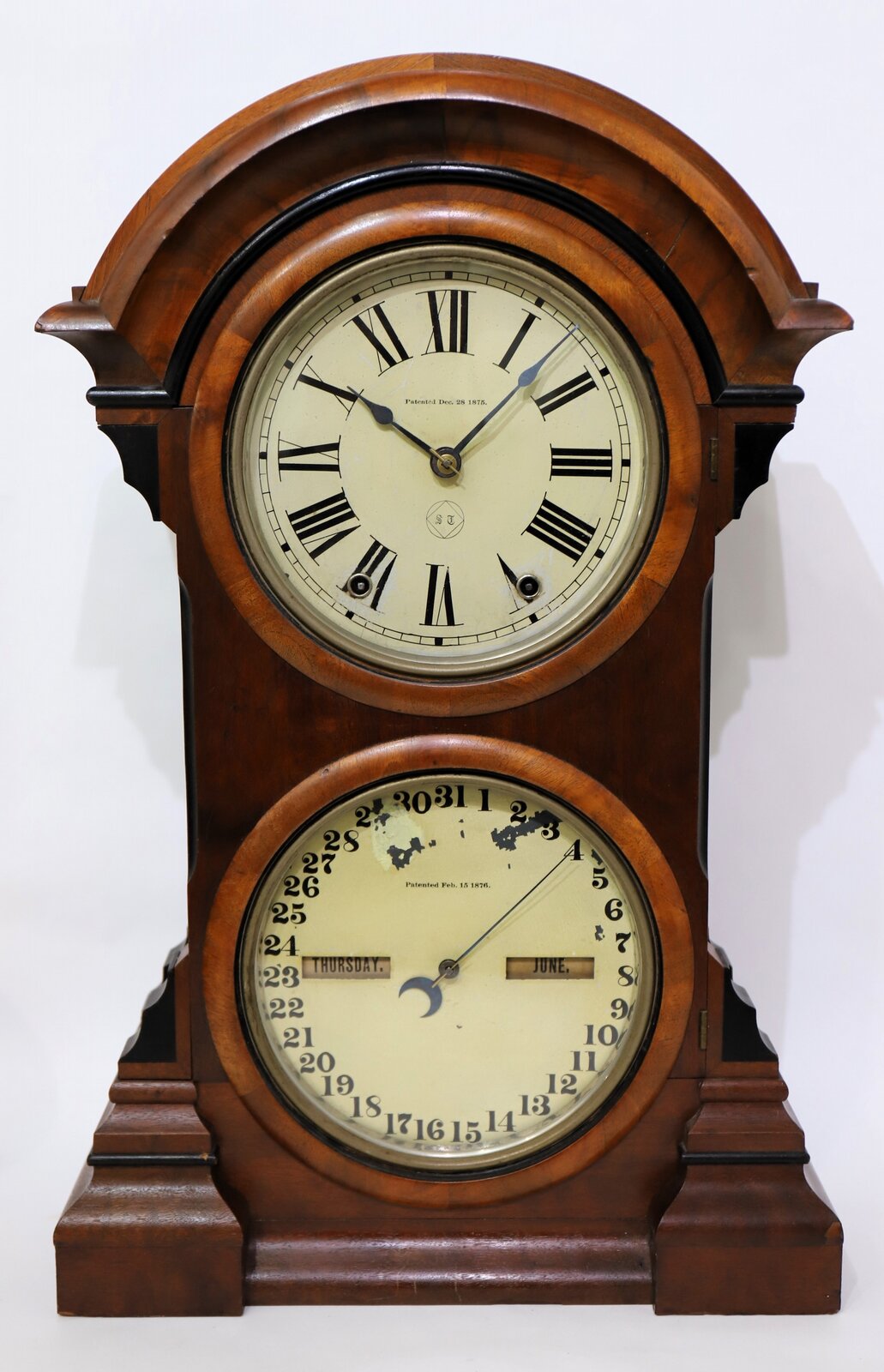 Seth Thomas Clock Co. “Parlor Calendar No. 4”, 1878. — Antique Clocks Price Guide