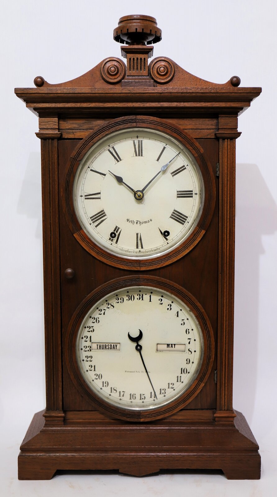 Seth Thomas Clock Co. “Parlor Calendar No. 6”, 1885. — Antique Clocks Price Guide