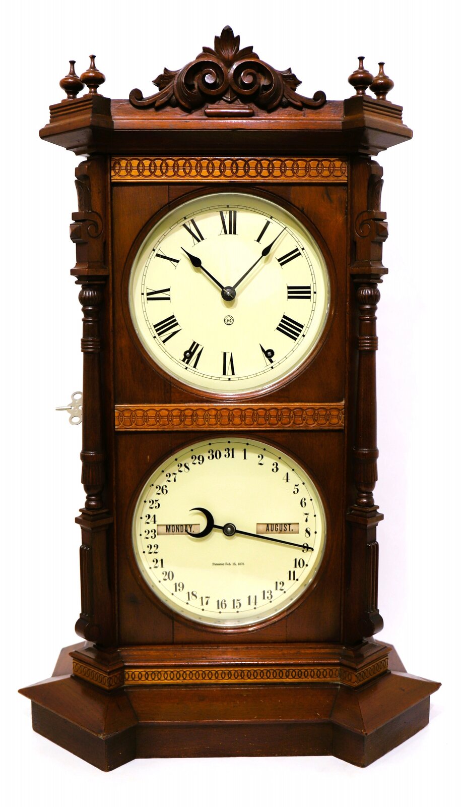Seth Thomas Clock Co. “Parlor Calendar No. 8”, 1889. — Antique Clocks Price Guide