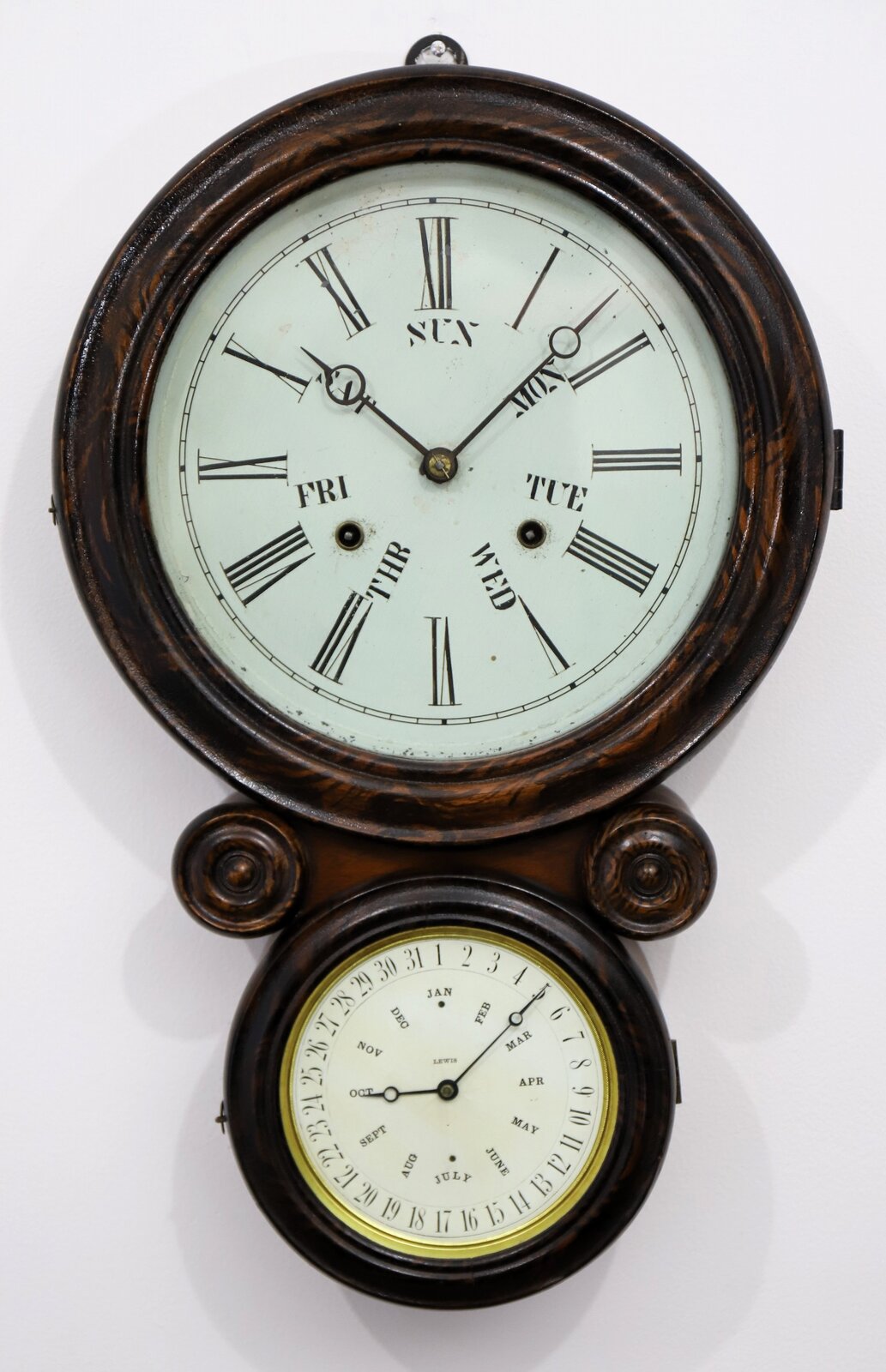 LF & WW Carter “Ionic calendar”, 1862-1868. — Antique Clocks Price Guide