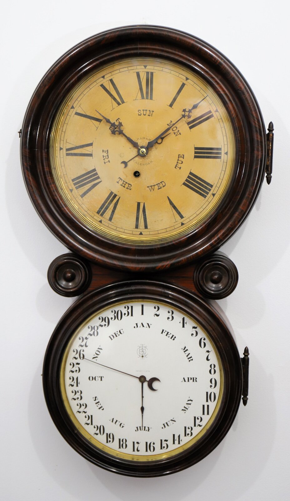 E Ingraham & Co. “Ionic Calendar”,ca. 1886. — Antique Clocks Price Guide