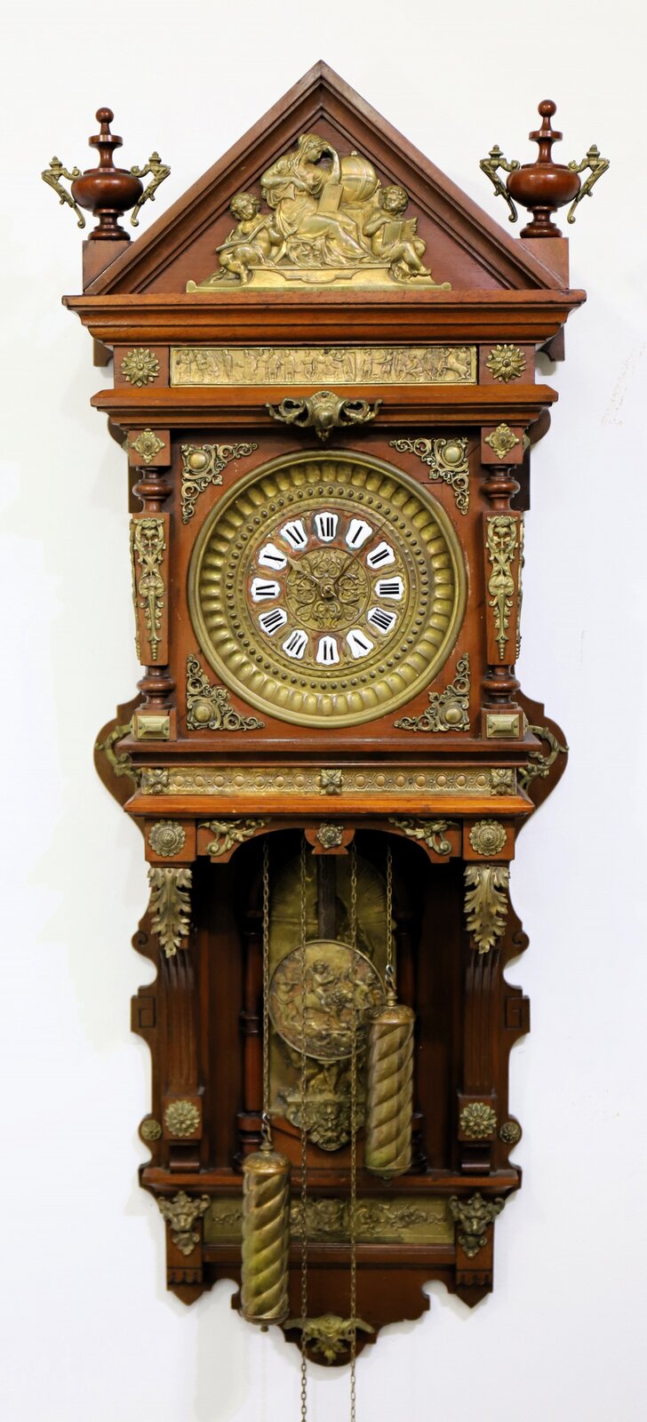 Ansonia Clock Co. “Antique Hanging”, ca. 1904. — Antique Clocks Price Guide