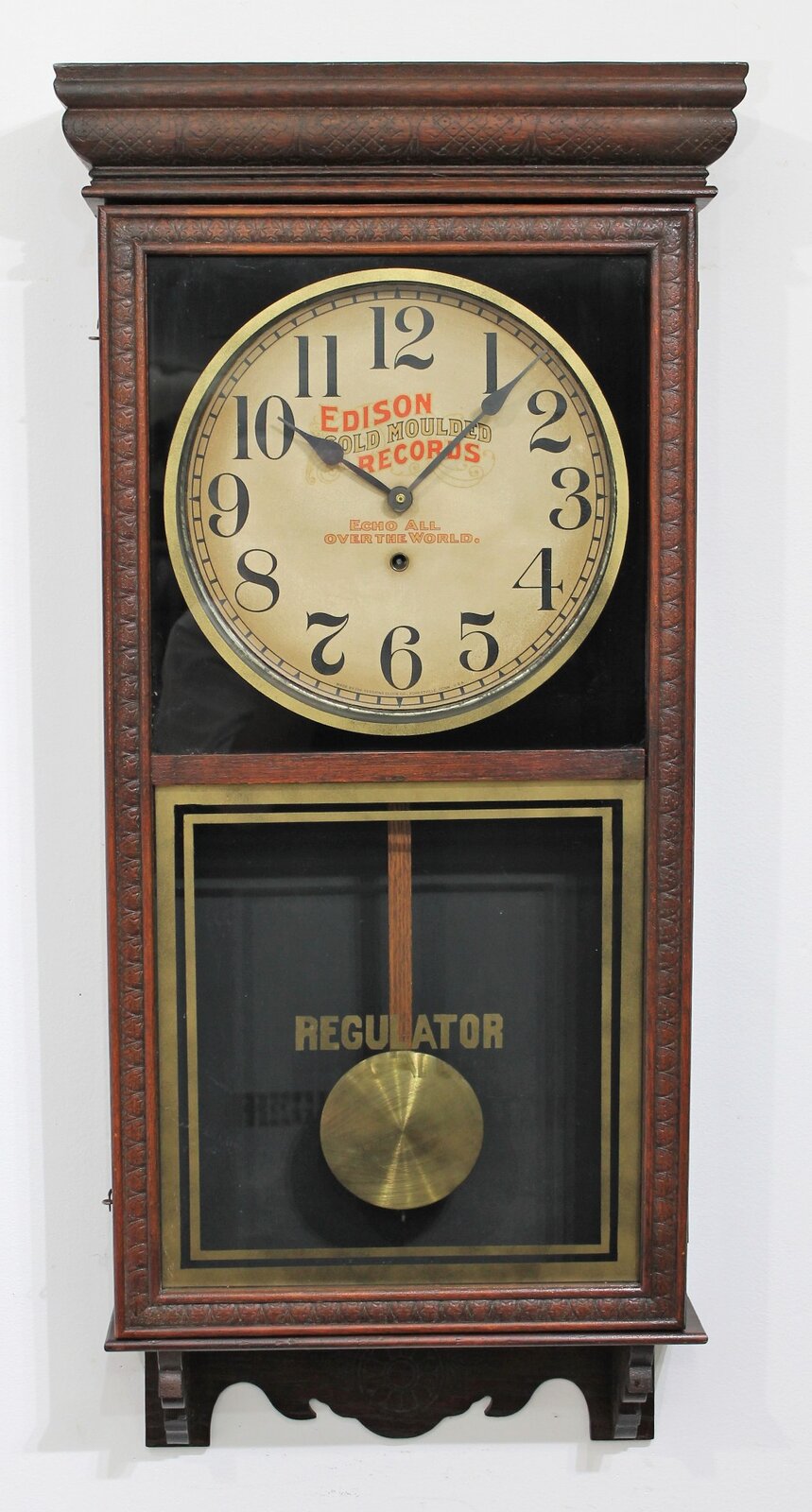 Sessions Clock Co. “Regulator E” advertiser, ca. 1908. — Antique Clocks Price Guide
