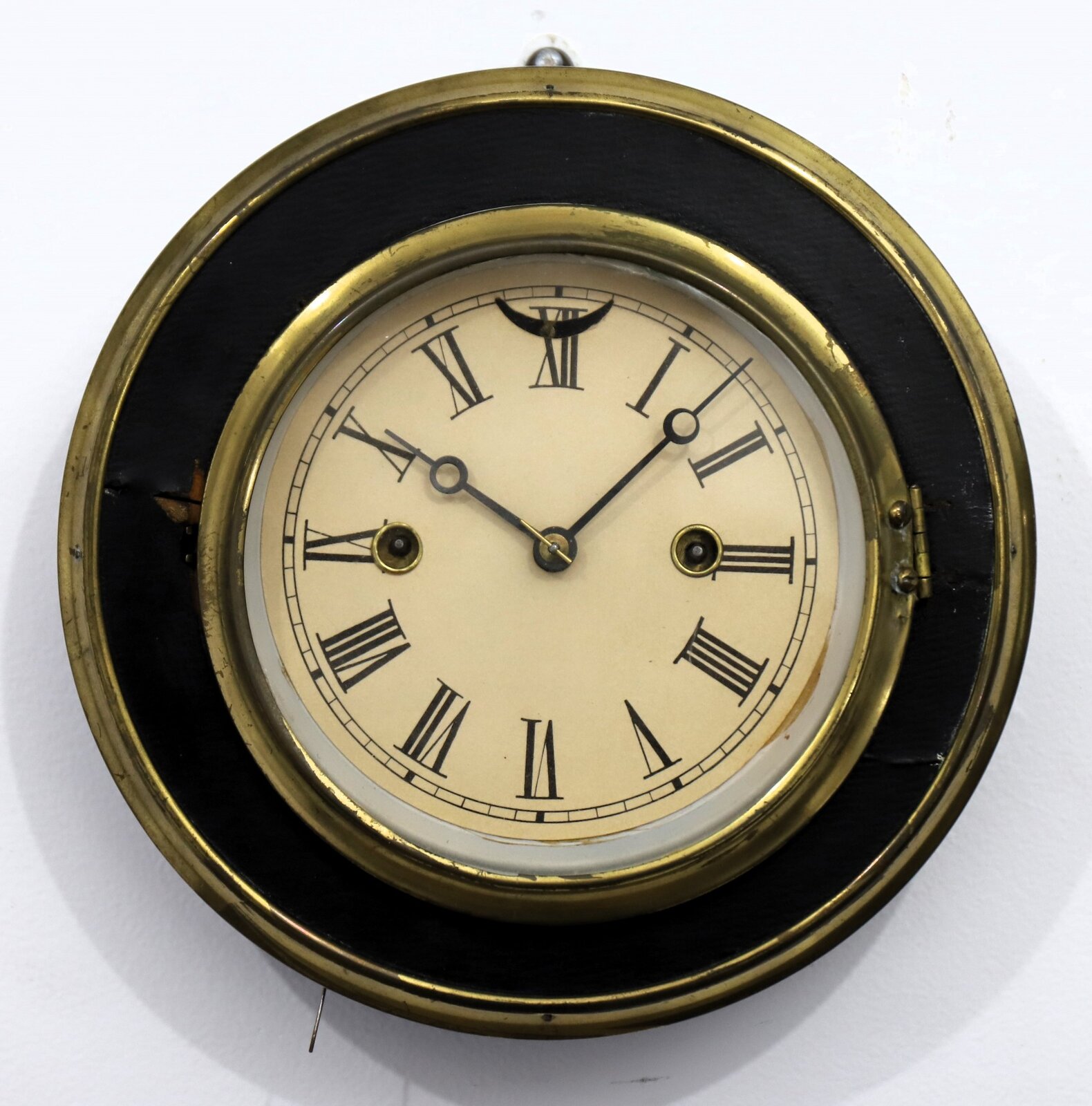 S.B. Jerome & Co. small lever-spring wall clock, 1856-1878. — Antique Clocks Price Guide