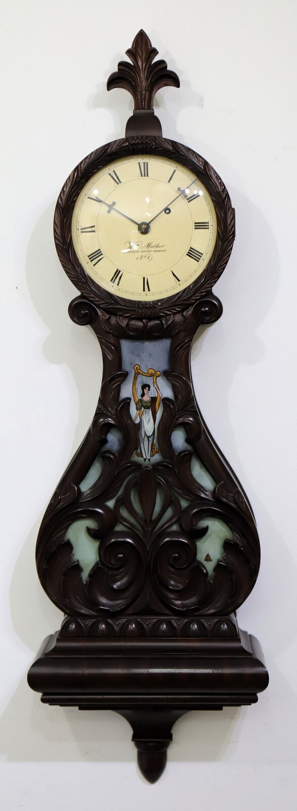 Foster Campos lyre banjo, ca. 1980? — Antique Clocks Price Guide