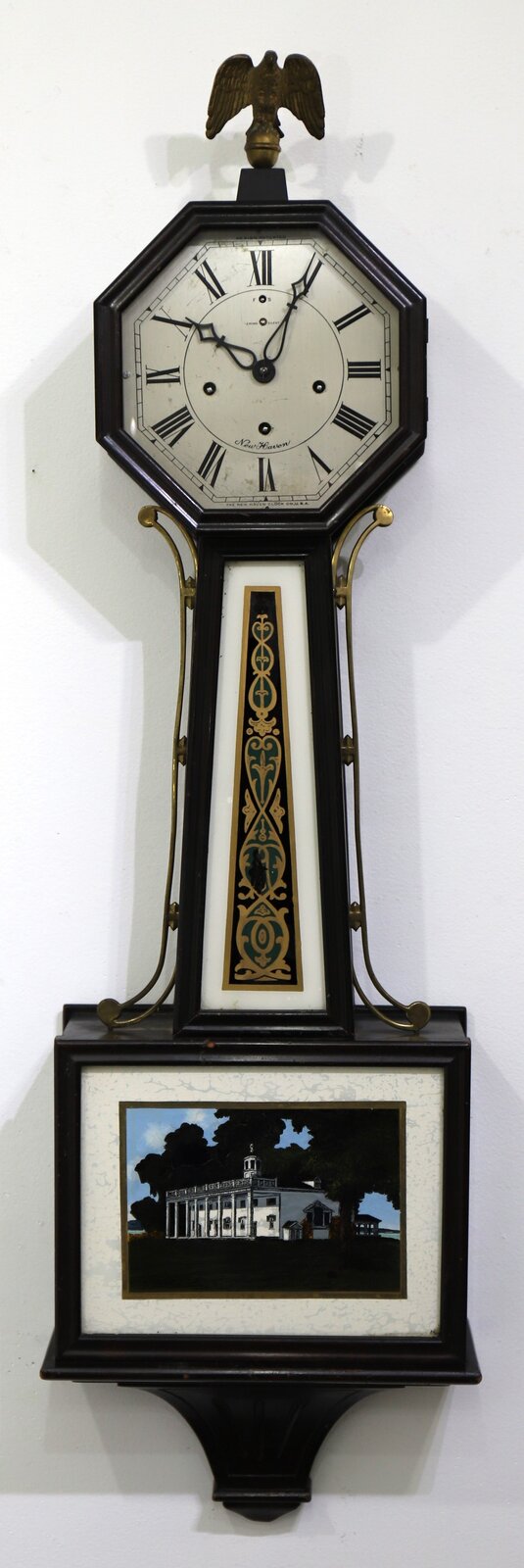 New Haven Clock Co. “Washington” thirty-day chiming banjo, ca. 1923. — Antique Clocks Price Guide