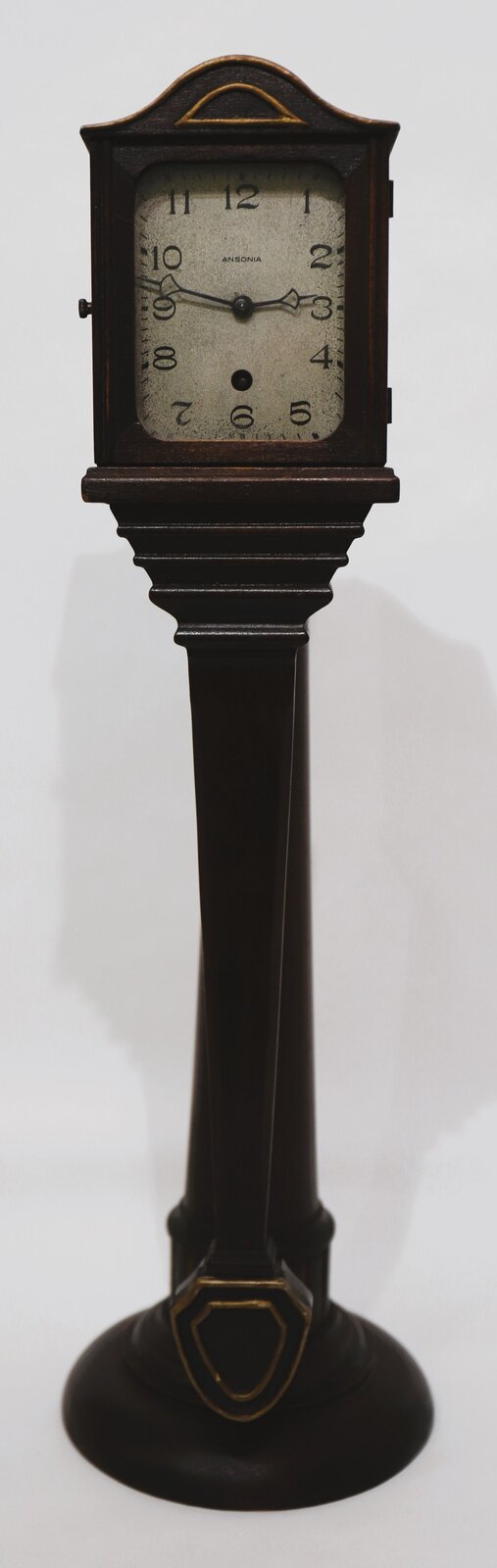 Ansonia Clock Co. “Mahogany Swing No. 1”, ca. 1923. — Antique Clocks Price Guide