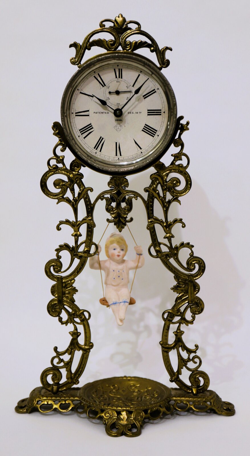 Ansonia Clock Co. “Jumper No. 2” variant, ca. 1891. — Antique Clocks Price Guide
