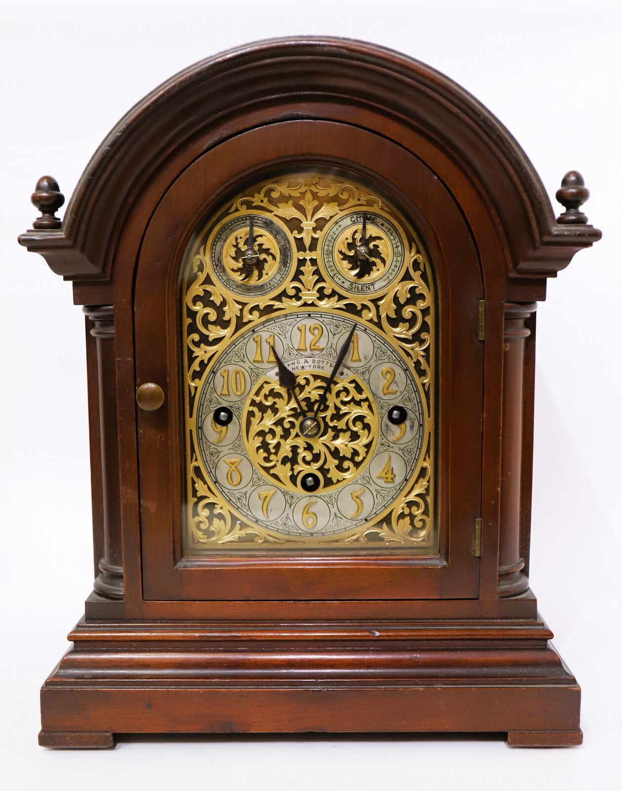 Bawo & Dotter “Elite” chiming fusee bracket clock,ca. 1910. — Antique Clocks Price Guide