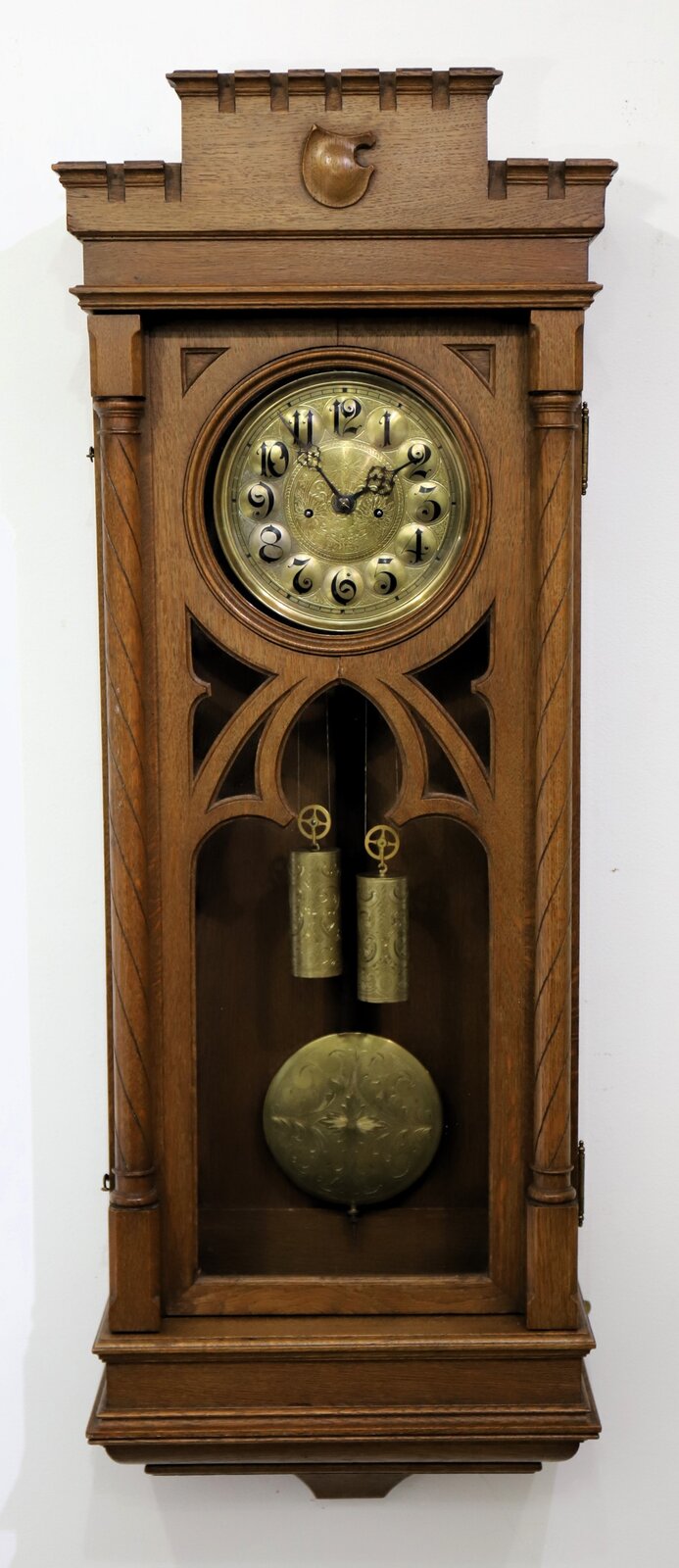 Lenzkirch two-weight Vienna, ca. 1898. — Antique Clocks Price Guide