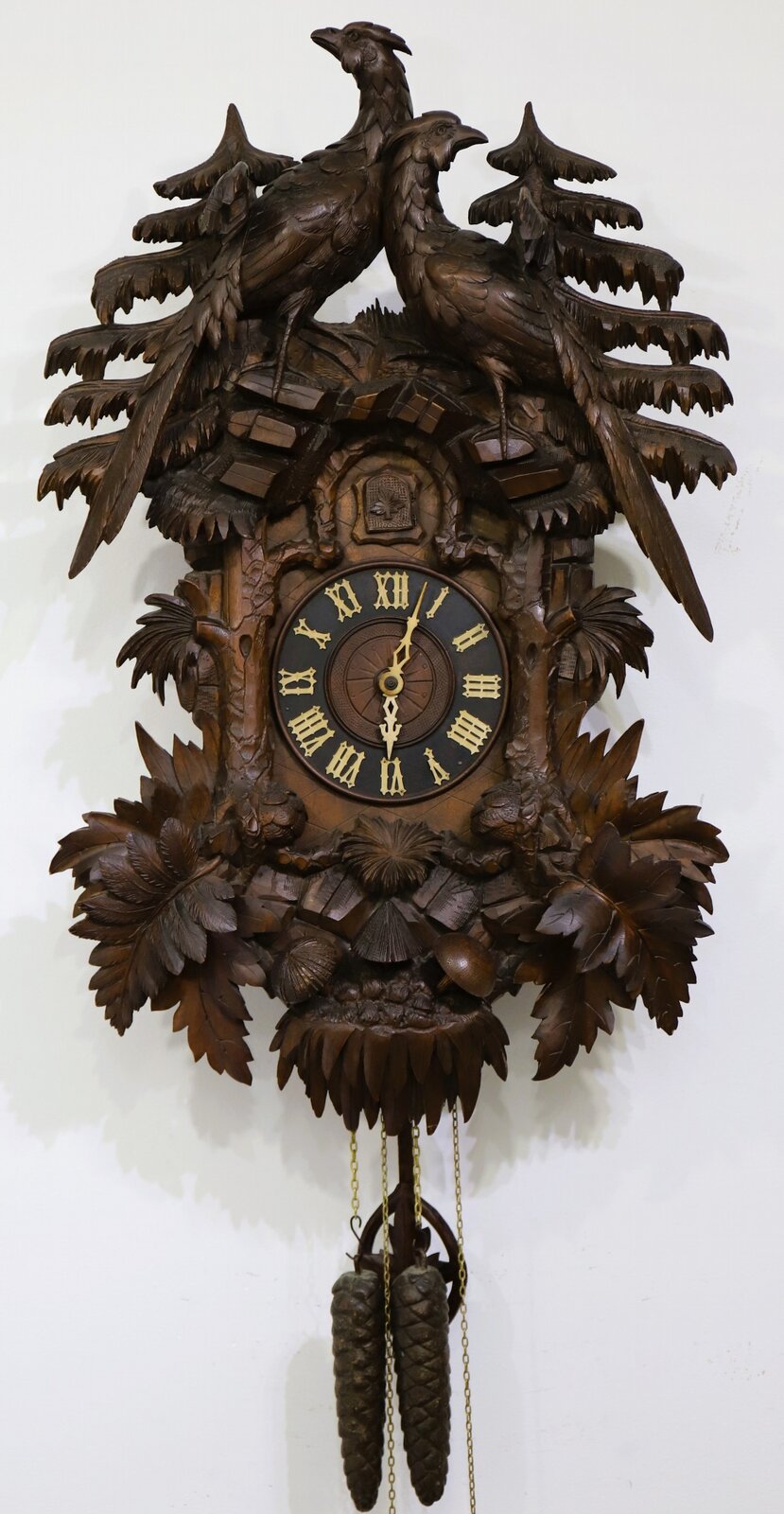 Large Black Forest two-weight cuckoo, ca. 1880. — Antique Clocks Price Guide