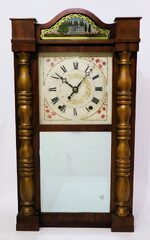 Bishop & Bradley shelf clock, 1824-1832.