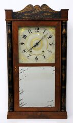 Eli Terry & Son column & splat shelf clock, 1831-1833.