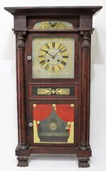 Marshall & Adams Empire shelf clock, 1834-1836.